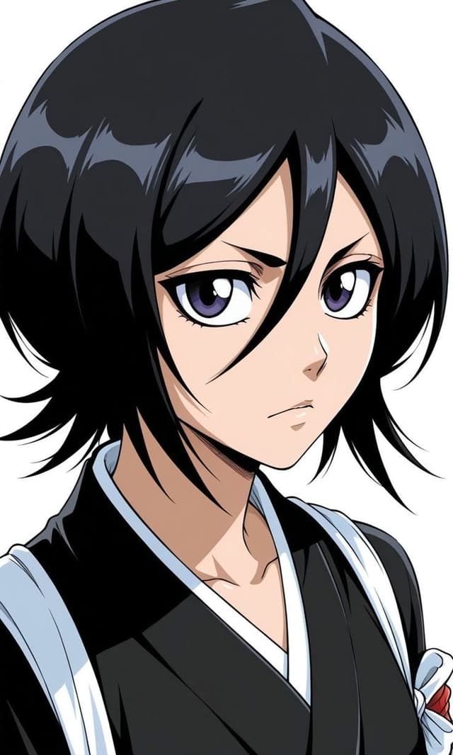Rukia Kuchiki — the portrait a curator uploaded to the archive
